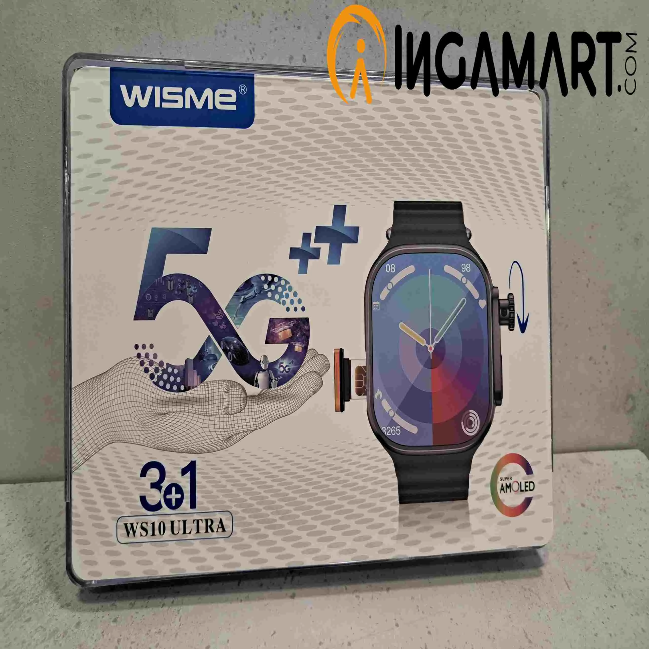 WS10 Ultra 3+1 | 5G Smartwatch 8 GB RAM + 128 GB Storage ingamart.com