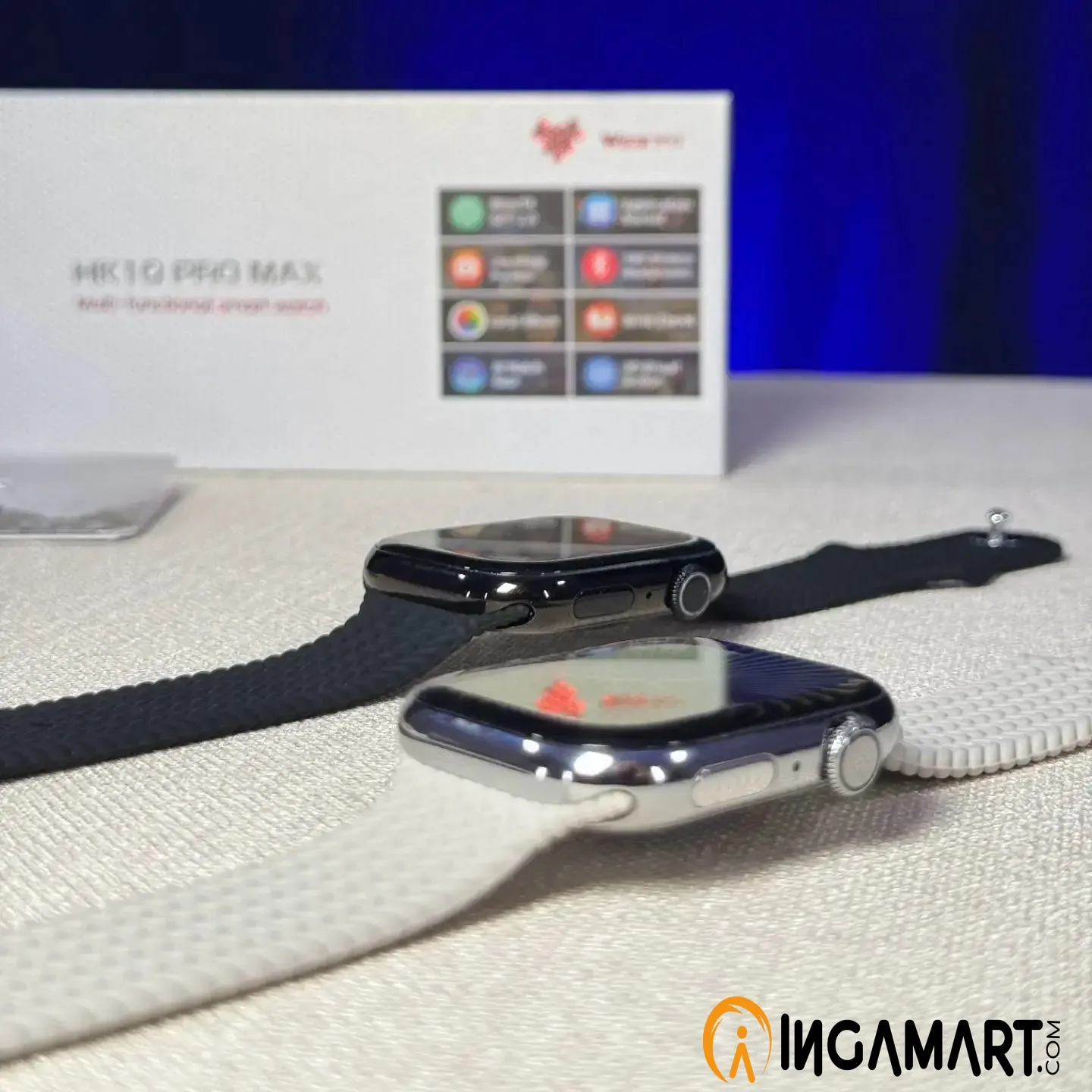 Shop the HK10 Pro Max Smartwatch on Ingamart.com – fitness tracker, health monitor, long battery life, sleek design, and advanced features.