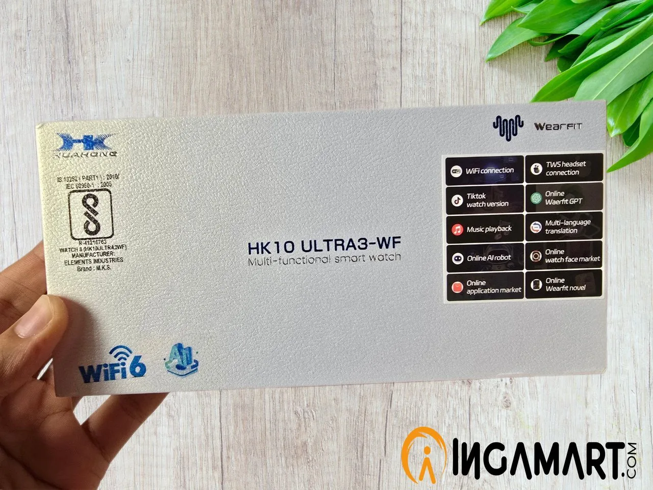 HK10 Ultra3 WF Wifi Smartwatch