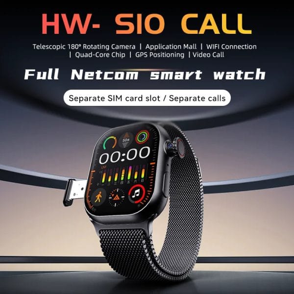 HW S10 Android Smartwatch with ChatGPT AI
