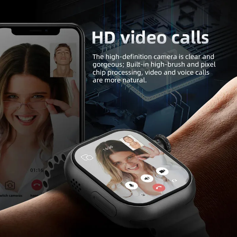 HW S10 Android Smartwatch with ChatGPT AI