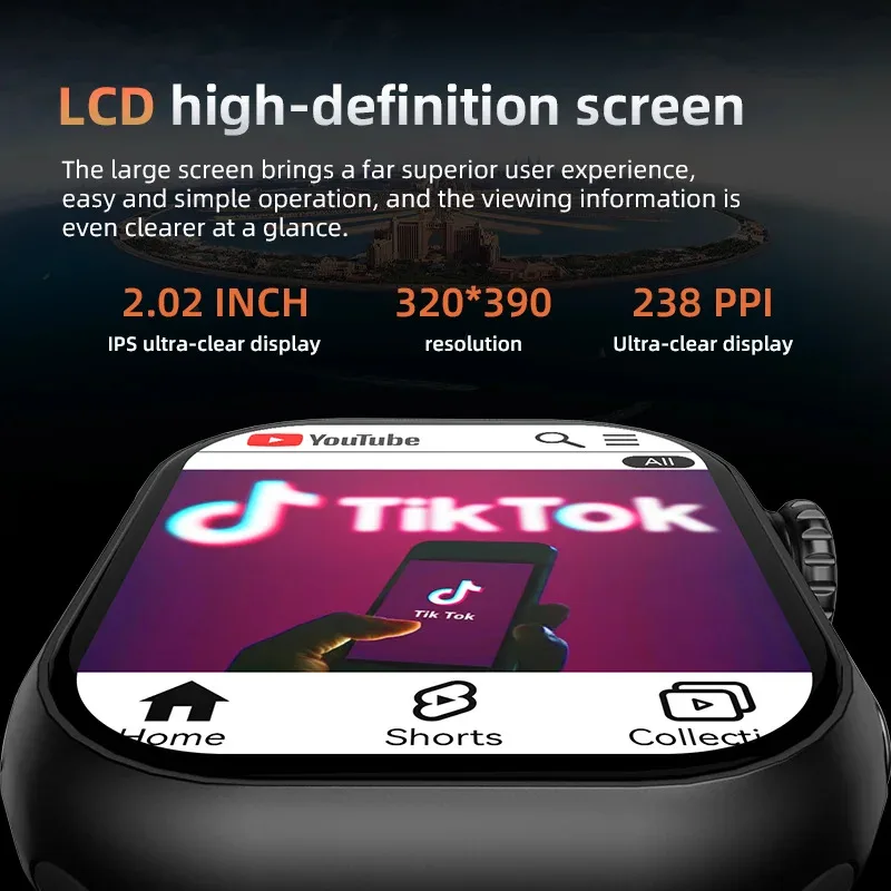 HW S10 Android Smartwatch with ChatGPT AI