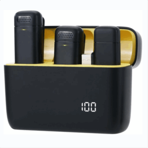 Noise Cancelling Wireless Microphone with Charging Case – High-Quality Sound for Vlogs, Streaming, and Podcasts