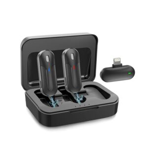 DI56 2.4GHz Low Delay Wireless Lavalier Microphone – Plug & Play, Noise Reduction, USB-C