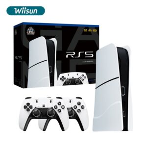 RS5 Game box| 46,000+ Classic Games | 2 Wireless Controllers | 4K HDMI Plug & Play