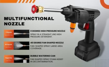 High Pressure Washer Gun Car & Bike Cleaning